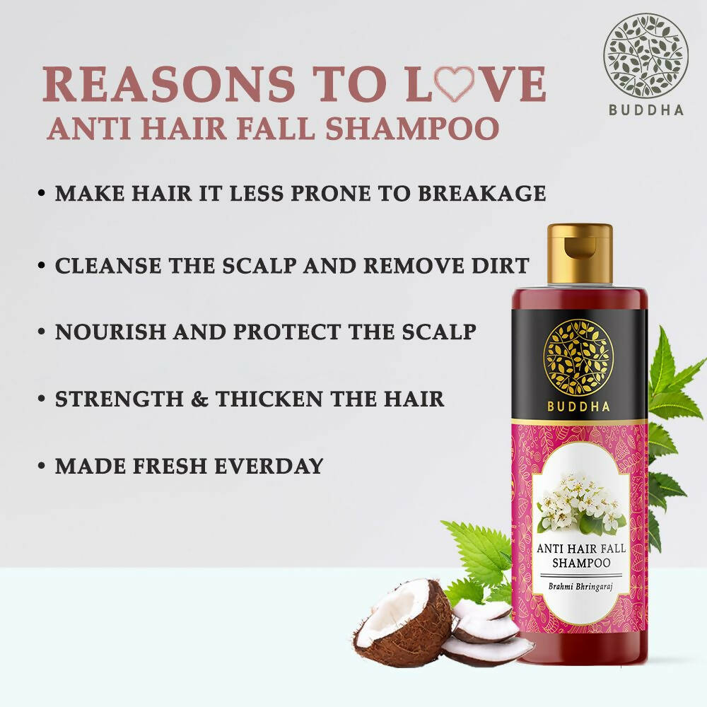Buddha Natural Anti Hair Fall Shampoo - Distacart