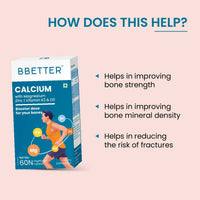 Thumbnail for BBETTER Calcium Magnesium Zinc Tablets with Vitamin D3 & K2 - Distacart