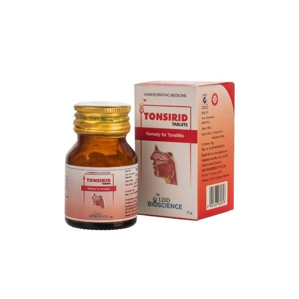 LDD Bioscience Homeopathy Tonsirid Tablets