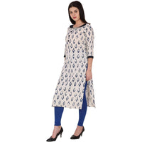 Thumbnail for Kanoor Women's multi cotton straight kurti