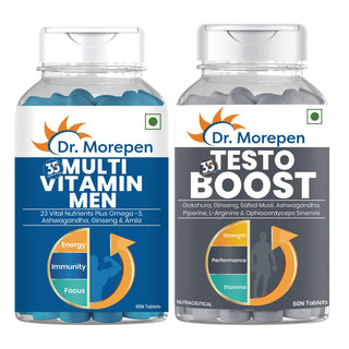 Dr. Morepen Testo Boost and Multivitamin Men Tablets Combo - Distacart