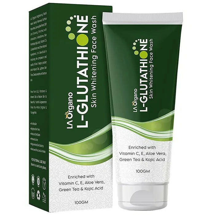 LA Organo L-Glutathione Skin Whitening Face Wash - Distacart