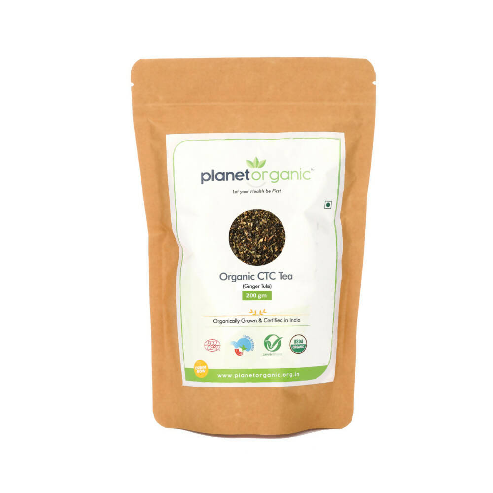 Planet Organic CTC Tea (Ginger Tulsi) - Distacart