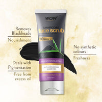 Thumbnail for Wow Skin Science Activated Charcoal Face Scrub