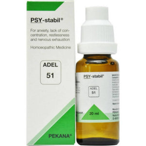 Adel Homeopathy 51 Psy-Stabil Drop - Distacart