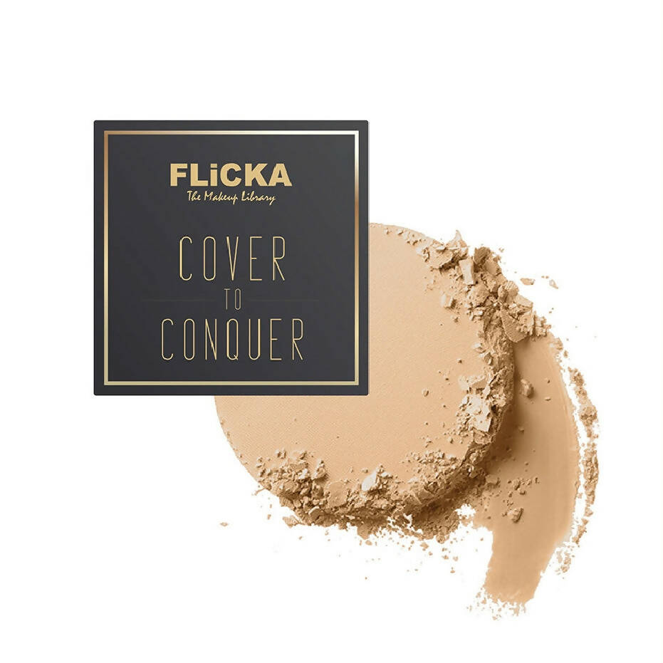 Flicka Cover To Conquer Compact - Walnut - Distacart
