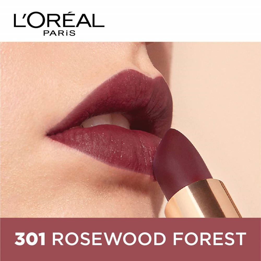 L'Oreal Paris Color Riche Moist Matte Lipstick - 301 Rosewood Forest - Distacart