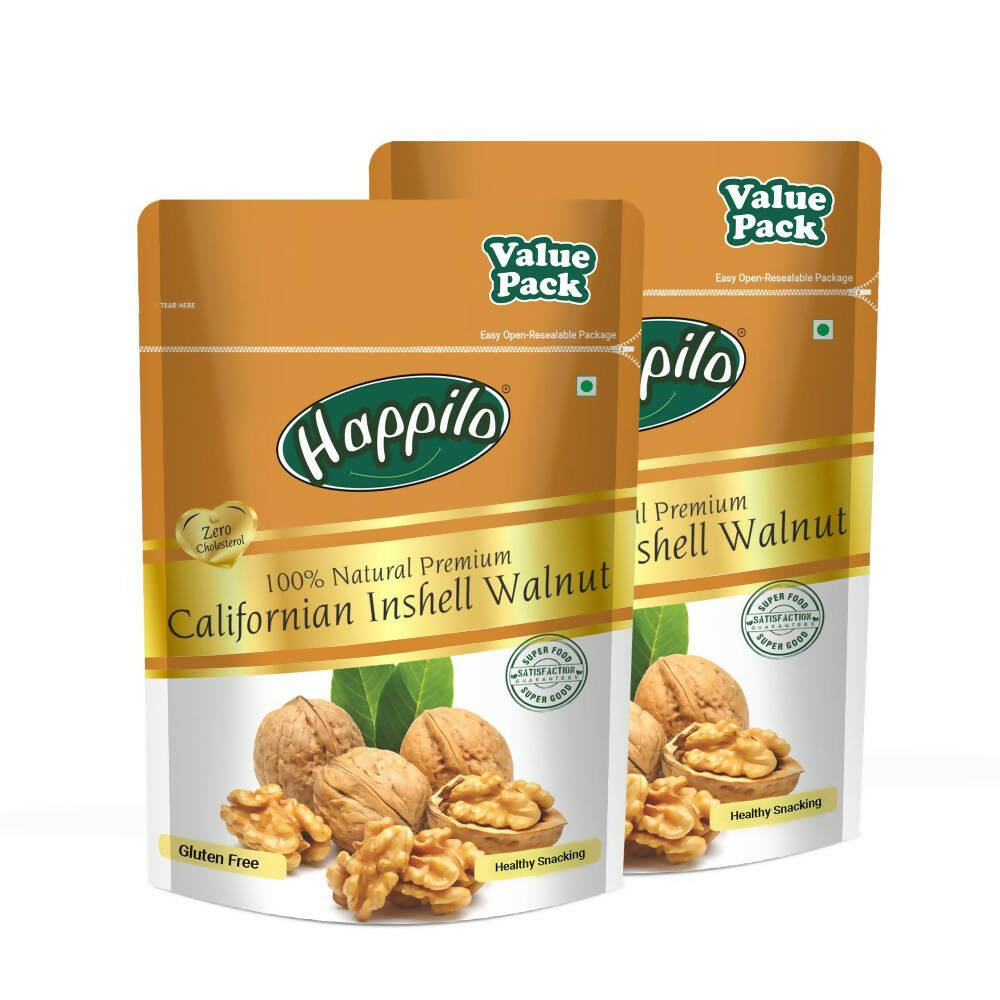 Happilo Premium Whole Californian Inshell Walnuts - Distacart