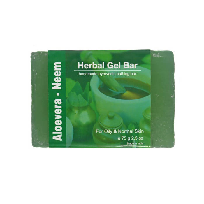 Jain Aloe Vera Neem Herbal Gel Bar