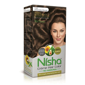 Nisha Creme Hair Color Chocolate Blonde - Distacart