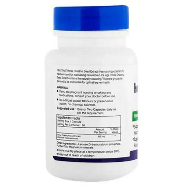 HealthVit Horse Chestnut Capsules - Distacart