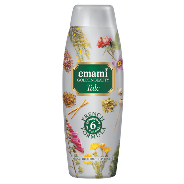 Emami Golden Beauty Moon Drop Talc Powder - Distacart