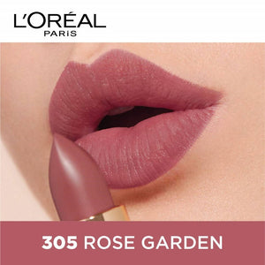 L'Oreal Paris Color Riche Moist Matte Lipstick - 305 Rose Garden - Distacart