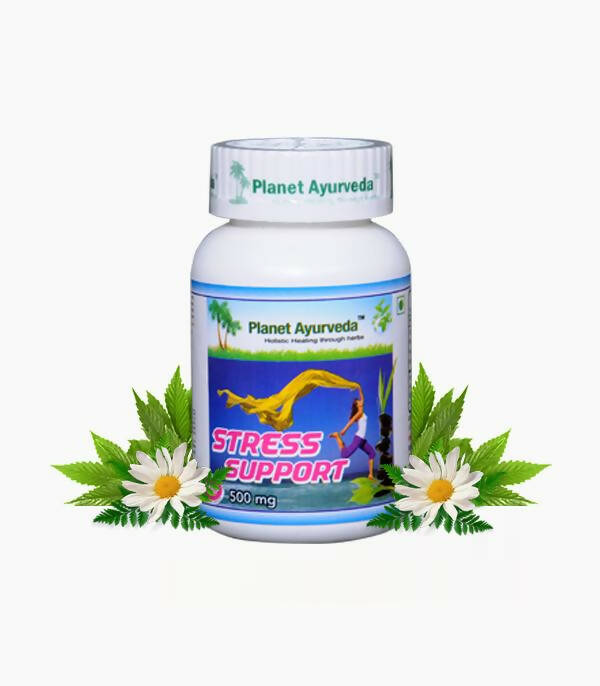 Planet Ayurveda Stress Support Capsules - Distacart