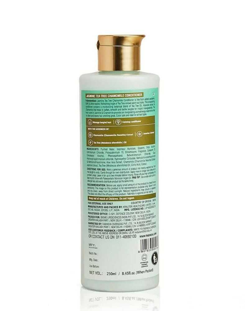 Fabessentials Jasmine Tea Tree Chamomile Conditioner - Distacart