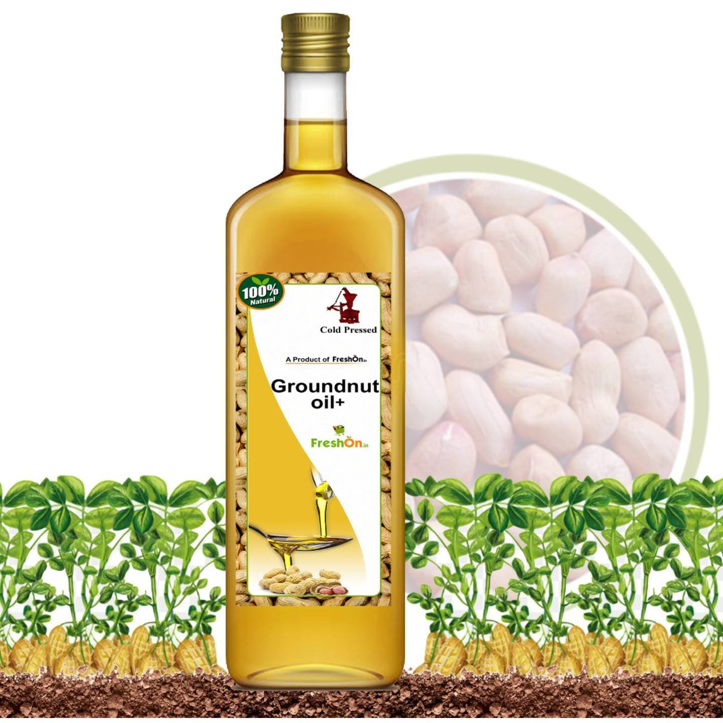 Freshonin Groundnut Oil + Cold Pressed