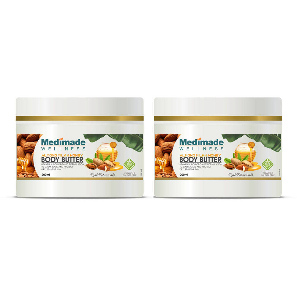 Medimade Wellness Almond Milk & Honey Body Butter - Distacart