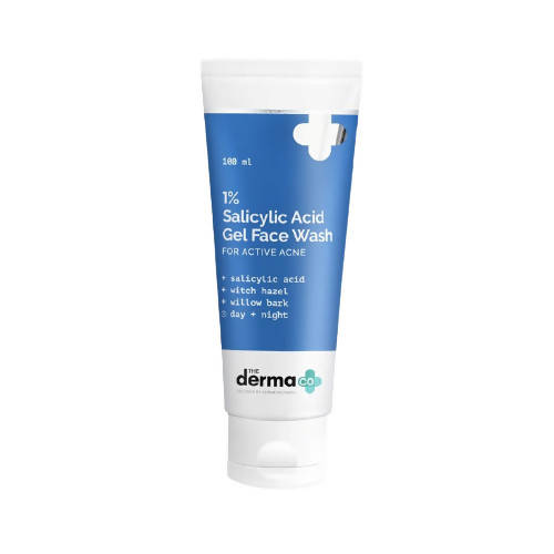 The Derma Co 1% Salicylic Acid Gel Face Wash For Active Acne