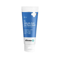 Thumbnail for The Derma Co 1% Salicylic Acid Gel Face Wash For Active Acne