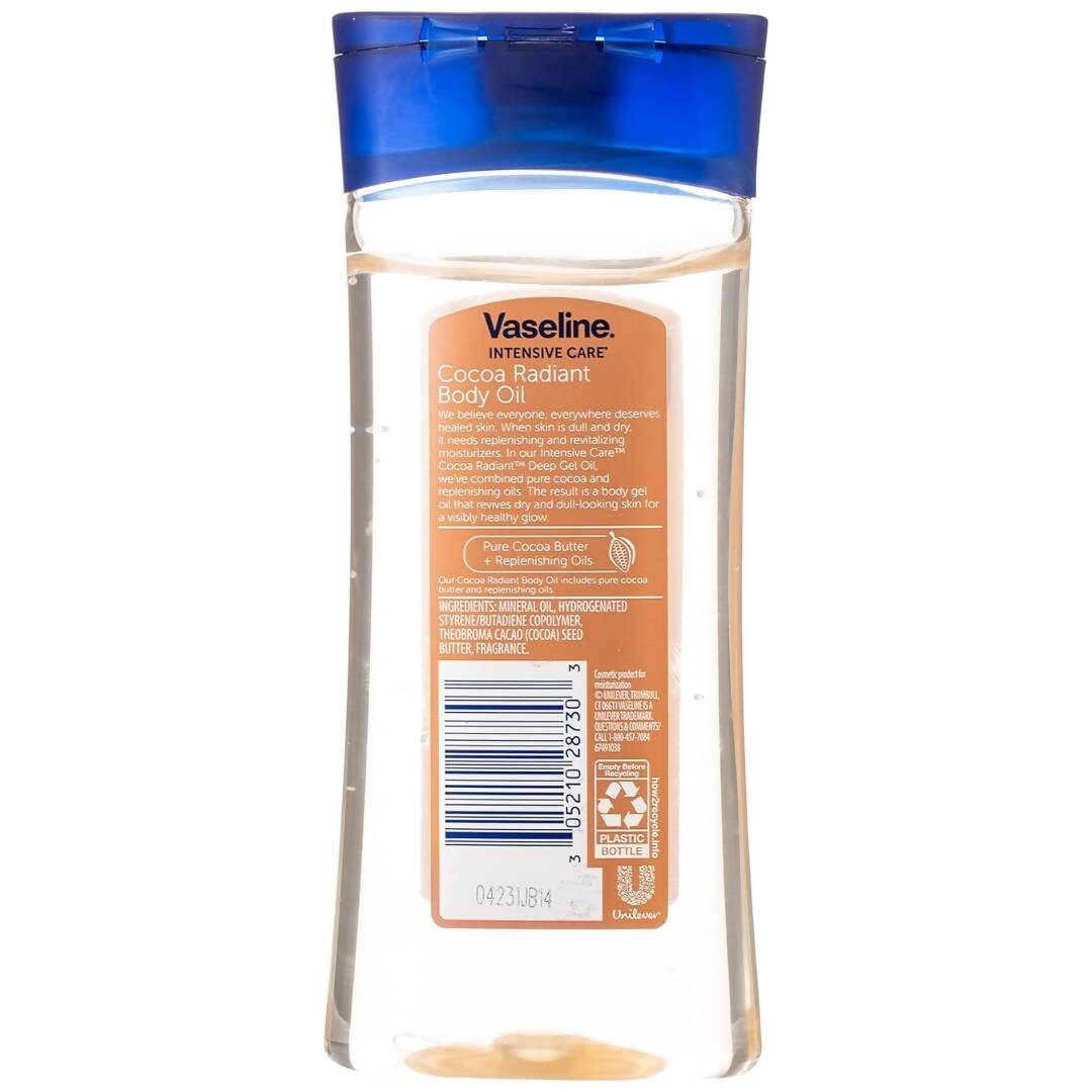 Vaseline Intensive Care Cocoa Radiant Body Gel Oil - Distacart