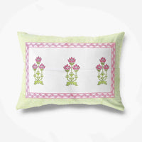 Thumbnail for Floral Hand Block Printed Double 90x108 Inches Bedspread with 2 Pillow Covers - Distacart