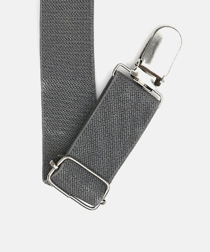 Manet Boys Solid Suspenders - Grey - Distacart