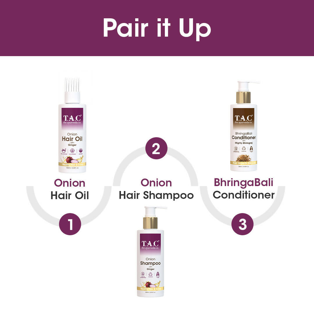TAC - The Ayurveda Co. Onion Hair Oil for Hair Growth - Distacart