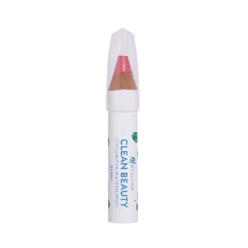 Myglamm Clean Beauty Cocoa Butter Lip & Cheek Pencil - Tea Rose - Distacart
