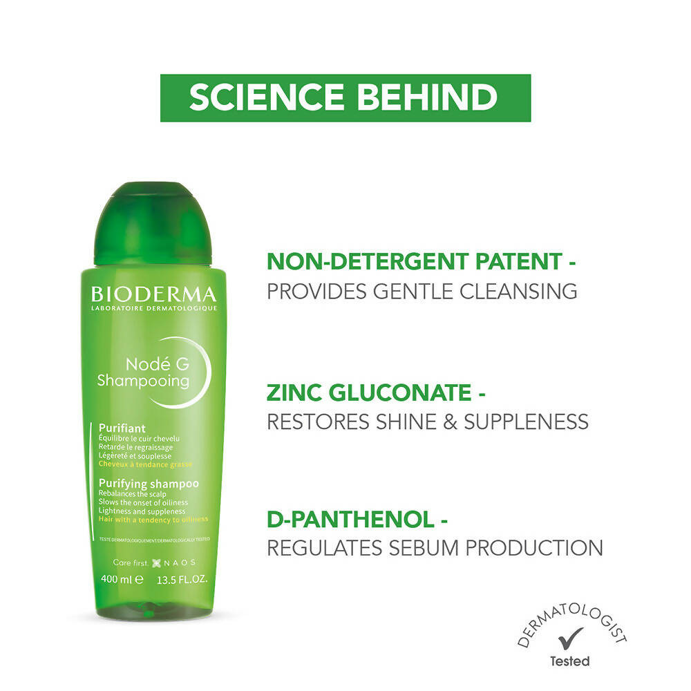 Bioderma Node G Purifying Shampoo With Tendency To Oiliness - Distacart