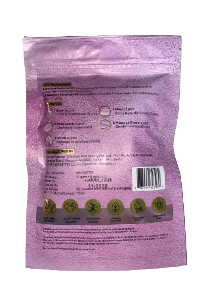 Vedic Valley Manicure and Pedicure Kit - Lavender and Chamomile - Distacart