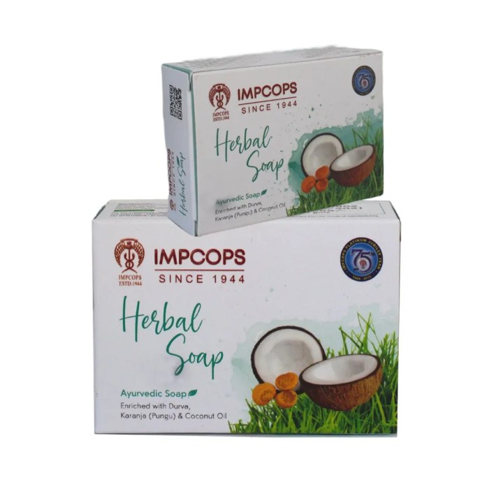 Impcops Ayurveda Herbal Soap - Distacart