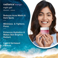 Thumbnail for Aqualogica Radiance+ Mousse Night Gel - Distacart