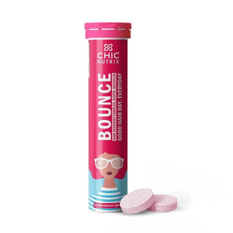 Chicnutrix Bounce Tablets for Thick Hair & Hair Fall Control - Distacart