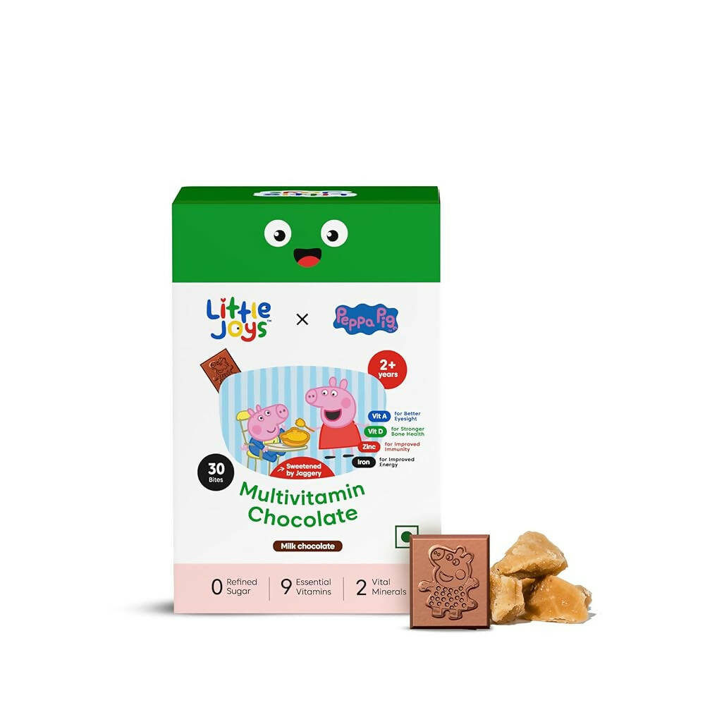 Little Joys x Peppa Pig Multivitamin Milk Chocolate for Kids (2-12 yrs) - Distacart