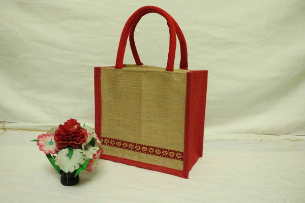 Natural Color Jute Lunch Bag