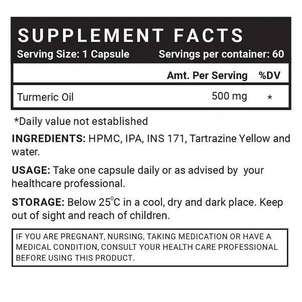 description inlife turmeric oil capsules key ingredients turmeric oil