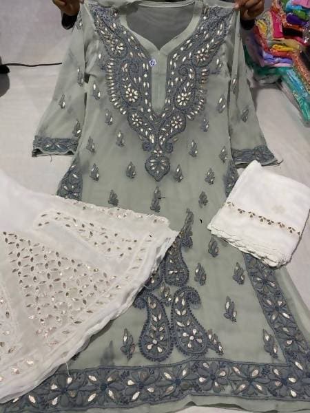 Arfa Fashion House New Collection Of Chikankari Gota Patti Lovers - Distacart