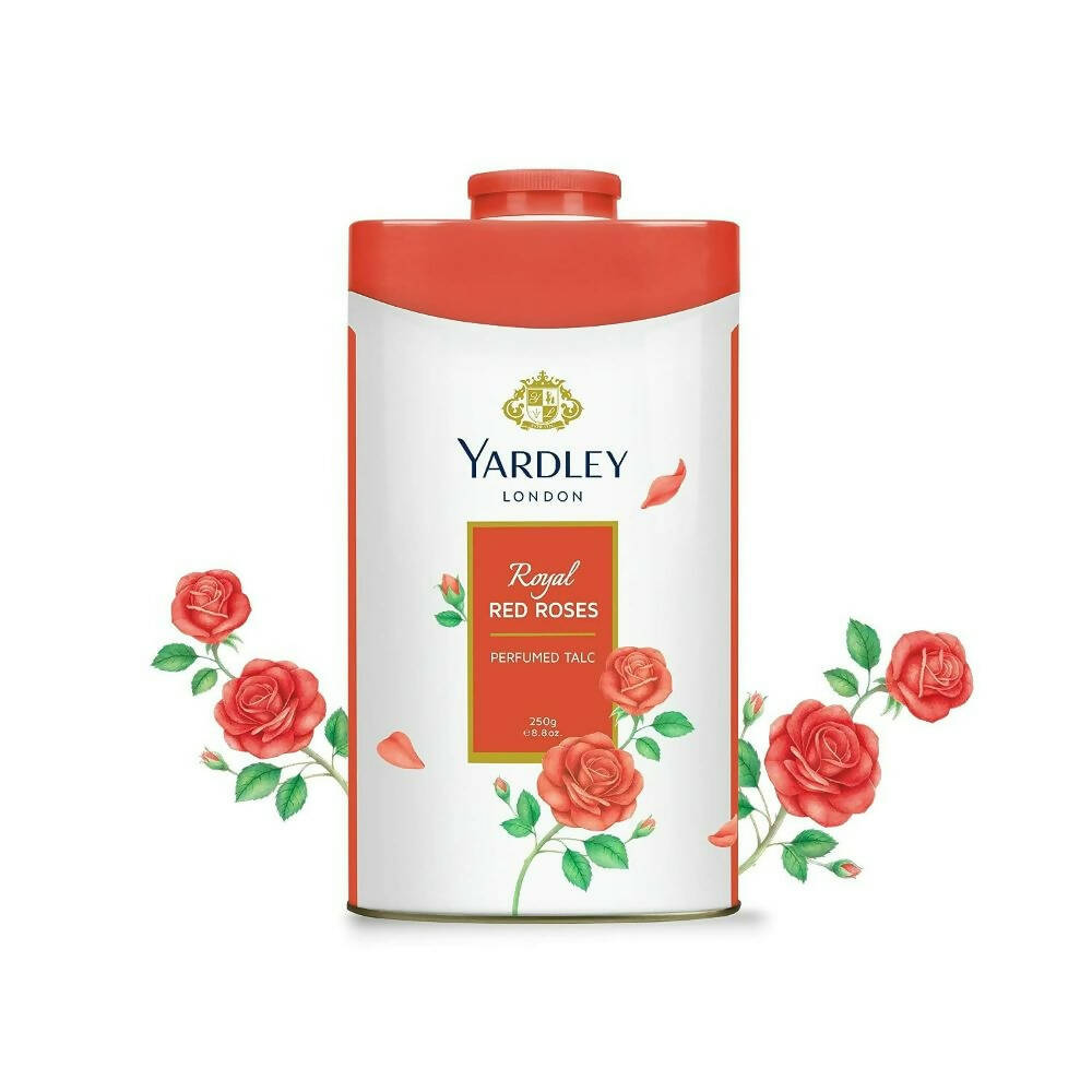 Yardley London Royal Red Roses Perfumed Talc Powder - Distacart