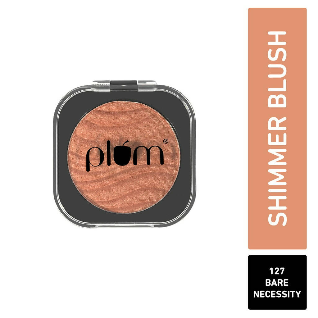 Plum Cheek-A-Boo Shimmer Blush 127 Bare Necessity - Distacart
