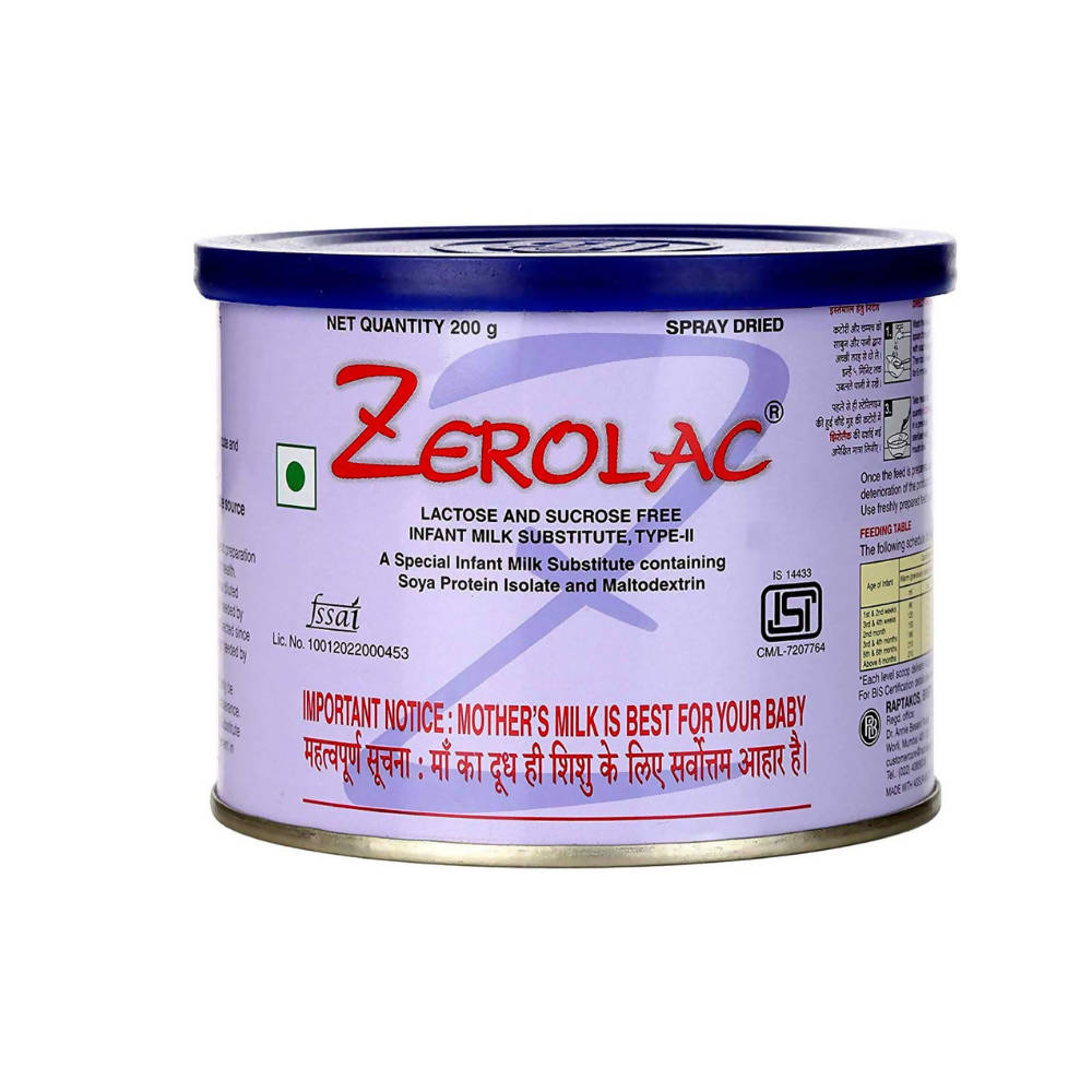 Zerolac Infant Formula - Distacart