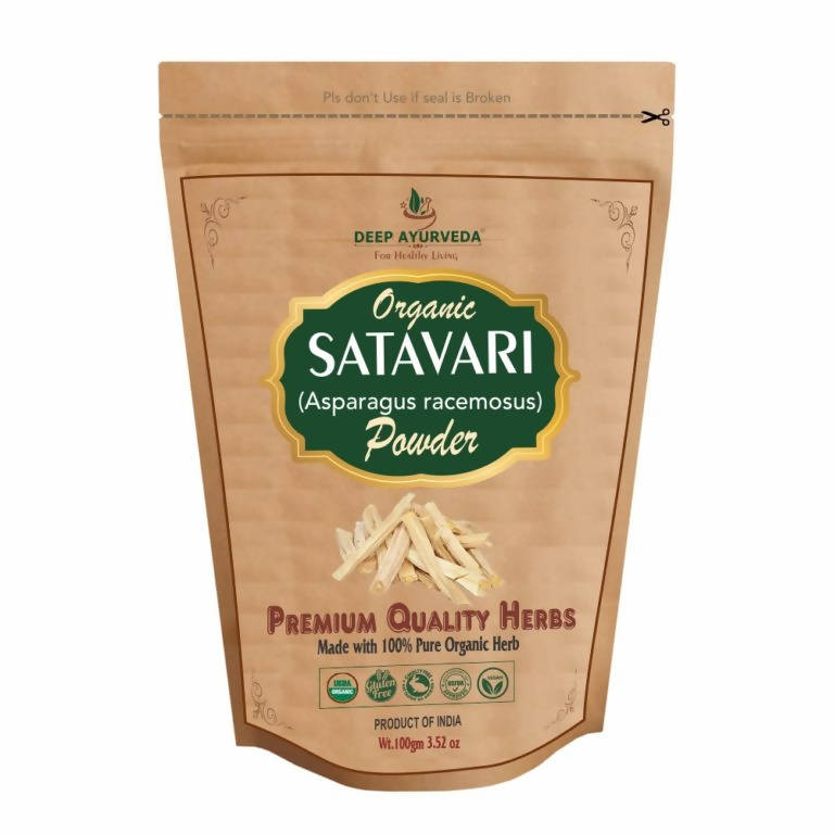 Deep Ayurveda Organic Satavari Powder - Distacart