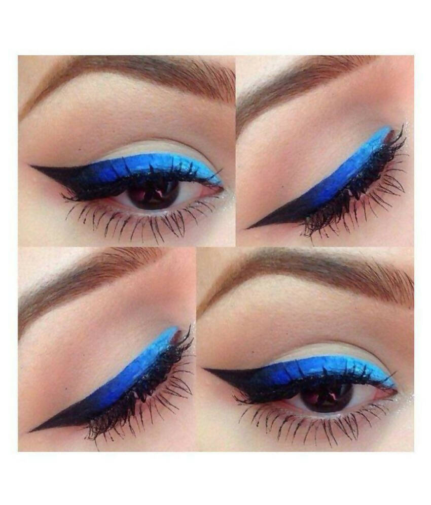 Favon Music Flower Pack Of Black and Blue Gel Eyeliners - Distacart