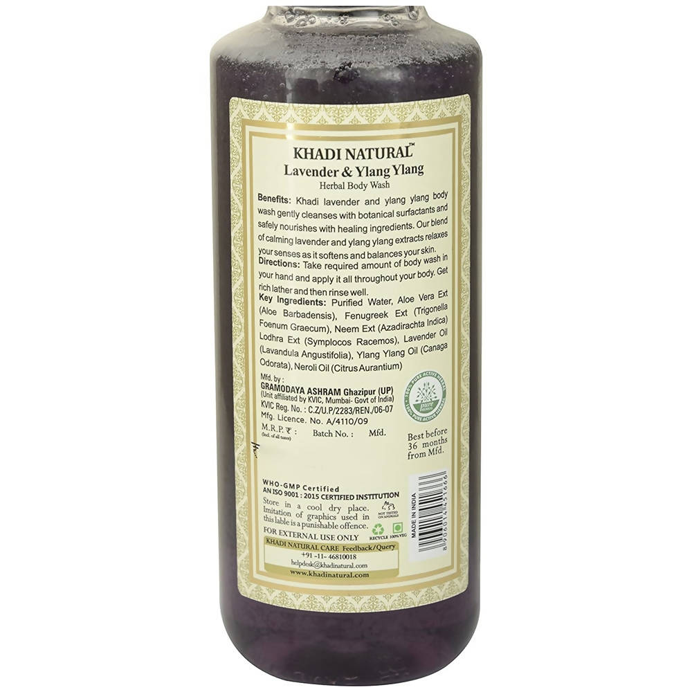 Khadi Natural Lavender & Ylang Ylang Herbal Body Wash - Distacart