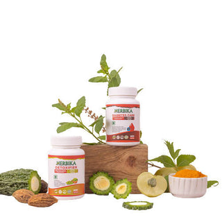 Herbika Detoxifier + Diabetes Care Capsules - Distacart