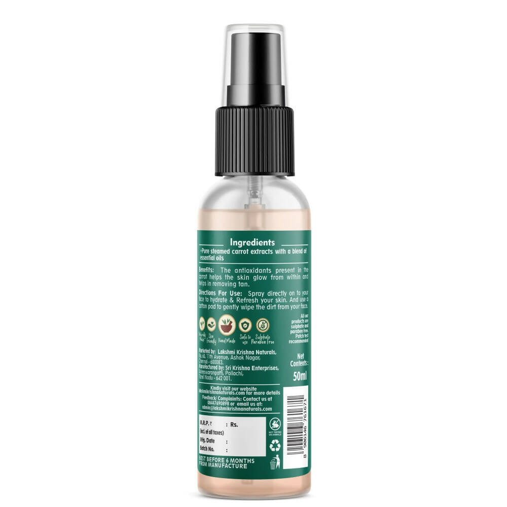 Lakshmi Krishna Naturals Carrot Toner - Distacart
