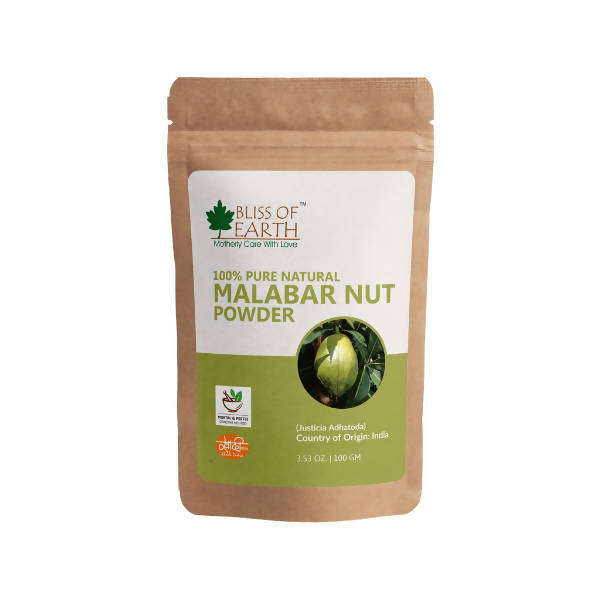 Bliss of Earth 100% Pure Natural Malabar Nut Powder - Distacart