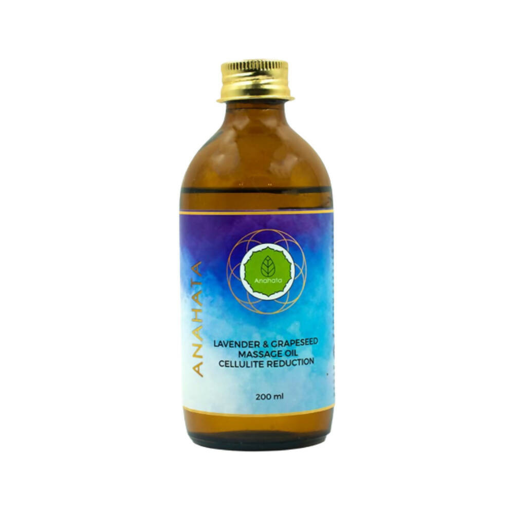 Anahata Lavender & Grapeseed Massage Oil Cellulite Reduction - Distacart
