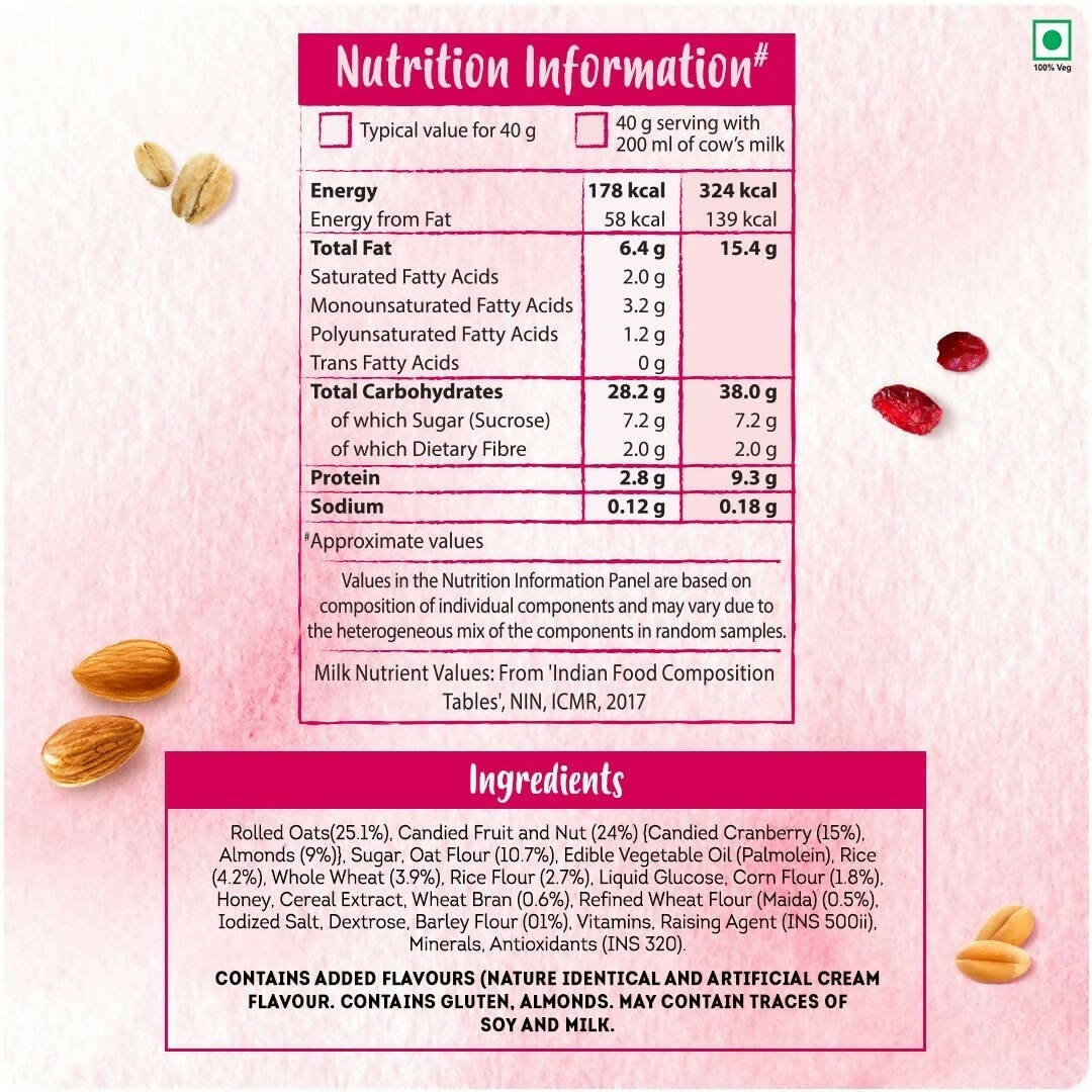 Kellogg's Crunchy Granola Almonds & Cranberries - Distacart