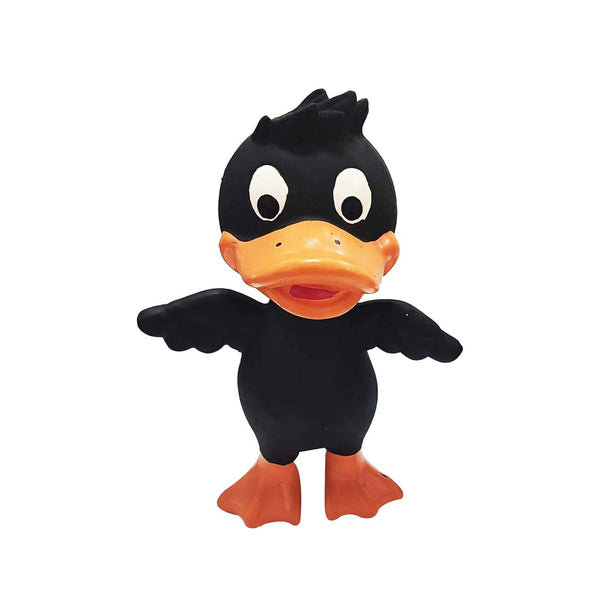 Goofy Tails Latex Dog Toys Duck - Black - Distacart