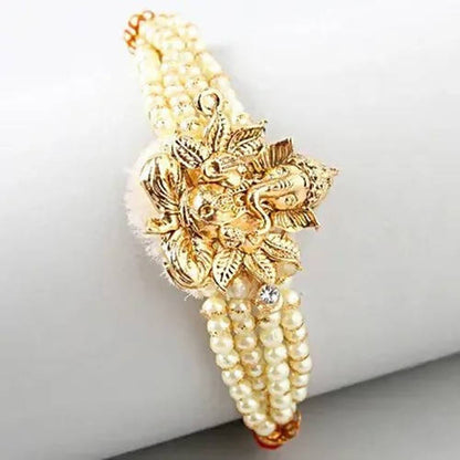 Ganesha Blessings Rakhi & Soan Papdi - Distacart
